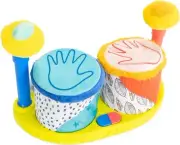 LAMAZE Squeeze Beats First Drum Set - Electronic Baby Toy for Sensory Learning