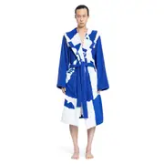 [BURBERRY] Equestrian knight jacquard robe Multicolor