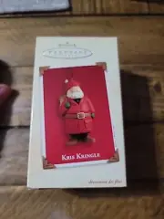 Hallmark Keepsake Ornament Kris Kringle 3.5" Christmas Santa Claus 2003