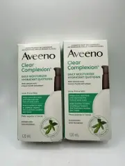 NEW! 2X! Aveeno Clear Complexion Salicylic Daily Moisturizer