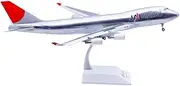 Pre-Built Model Aircraft 35CM for Japan Airlines Cargo B747-400 JA402J Flaps 1:200 Diecast Airplane Replica Miniature Airliner Model Plane Miniature Airplane Model