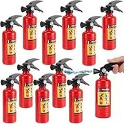 7 Inch Fire Extinguisher Squirt Toys - 12 Pack - Firefighter Water Guns with Realistic Design - Fun Fireman Squirters for Kids Party Favors