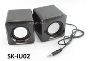 Compact USB Powered Mobile Mini Speaker System, Manhattan 161435, SK-IU02