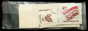 Vintage TomSawyer's Old Fashioned Krispy Chicken Restaurant Condiment Bag- CC-14