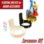 Floating Shelves for Amiibo Accessories | Comes with command strips