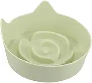 VERDANVERSE Cute Ear Cat Bowl Non Slip Wide Pet Dish for Kittens Small Dogs Vibrant Candy Color Slow Feeder Design with Slip Resistant Base Feeding for Wet Dry