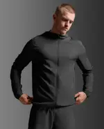 Aero Jacket, 2XU, M, Black/Silver Reflective, Male