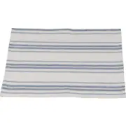 Grain Sack Stripe Colonial Blue Placemats - Set of 6