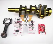for yanmar 3TN84RJ 3D84N Rebuild kit crankshaft + 3 pcs Connecting Rod conrod + Big Small end Bearings