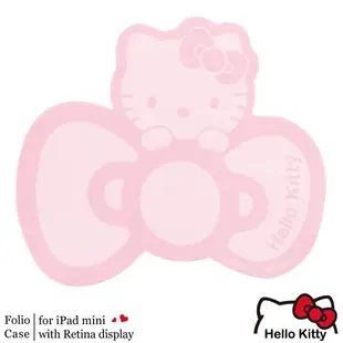 GARMMA Hello Kitty iPad Mini 2 Retina摺疊式皮套–寵愛金