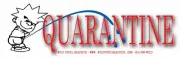 CALVIN QUARANTINE SATIRE WVBP-00159 10" X 3" OUTDOOR COLOR STICKER