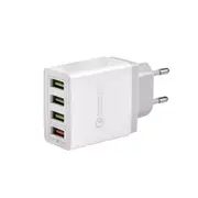 QC3.0 Multi Port Fast Charging USB Charger Adapter With Data Cable For Tablet Oneplus 7 6Pro Huawei P30 Xiaomi Mi8 Mi9 S10 S10+