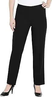 [LIZ JORDAN] Womens - Pants/Trousers - All Season - Straight/Regular - Black - Full Length - High Waisted - Stretch Elastane - Office Work Clothes - 101792-0522