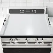 FayuuGem Noodle Board Stove Cover - Wood Stove Top Covers for Electric Stove and Gas Stovetop - Range Covers for Sink and Kitchen (White)