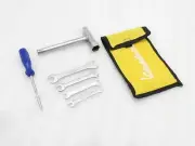 Fit For VESPA COMPLETE TOOL KIT SET IN YELLOW COLOUR POUCH @vd