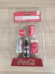 Coca-Cola Coke Kurt Adler Mini Christmas Tree Ornaments Set of 5