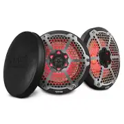 DS18 NXL-8M/BK 8" Marine Speakers 2-Way 375W MAX Power 4 Ohms