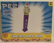 NIB PEZ CUPCAKE Block Build Set 99 PIECES Compatible with Legos ~ SAME DAY SHIP