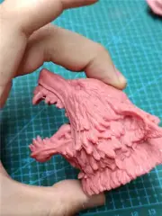 1/6 Male Head Sculpt Unpainted Werewolf Wolf Anime For 12inch Figure Painting