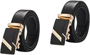 [WRITWAA] 2pcs Men Imitation Leather Belt Mens Belts Mens Casual Belt Fashion Belts Belt for Men Jeans Belts Men Belt Waist Band for Men Belt Bridge for Men Adjustable Belt Belts for Men