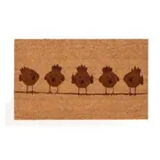 Door Mat 45x75cm Rectangle Floor Rug/Carpet PVC Backed Home Decor Animal Assort