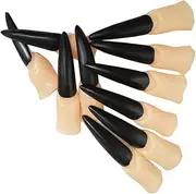 Nail Claws False Nail 10PCS Arrow Claw Rings Cosplay Nail Finger Tips Party Halloween Prop Witch Claws Armor finger Gothic Vampire Nails Nail Claws False Nail Witches Finger Claws Nail Claws