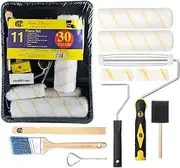 Bates - Paint Roller and Brush Set With Tray for Home and House Painting - Wall Painting Tools and Supplies