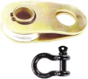 10 Ton Snatch Block, 8 Inch Badland & 7/8" D-Ring -Doubles Pulling Capacity