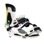 Nidecker Kaon-Plus Hybrid Men's Snowboard Bindings, Blanco, X-Large MY25