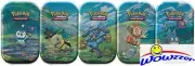 POKEMON TCG Sinnoh Stars 5 Piece Factory Sealed Mini TINS Complete Set-10 Packs!