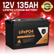 Mobi 12V 135AH Lithium Iron Phosphate Battery LiFePO4 Deep Cycle