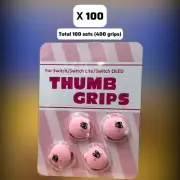 Wholesale Bulk Reseller Set of 100 (Total 400) Kirby Switch Thumb Grips Joystick