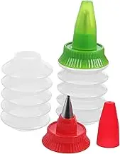 SOLUSTRE Fondant Icing Cakes Tools 2 Pcs Small Squeeze Bottle Cake Baking Accessory Decorating Accessory Lightweight Compact Random Color