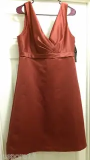 Alfred Sung Womens Dress Size 12 Womens Claret Red Duchess
