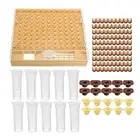 Beekeeping Cup Kit 100 Cell Cups Bee Tool Set Queen Rearing System Bee Complete