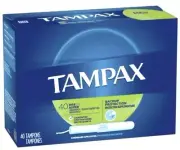 Tampax Super Absorbency Tampons, Cardboard Applicator, Leakguard, Unscented 40ct
