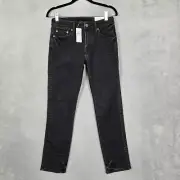 American Eagle Next Level Flex slim straight Black wash Jeans 28x30 mens NWT