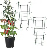Support, Plant Cage, Heavy Duty, 45x28cm 3-Piece Set, Rust Resistant, Indoor Outdoor Garden Use Whether Used as Flower Stands or Cucumber Supports Integrate Seamlessly