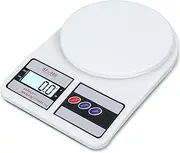 Nayubo Digital Kitchen Food Scale Electronic Weight Measuring in Grams and Ounces for Cooking Baking Weight Loss with Tare Function LCD Display Auto Power Off Plastic (White)
