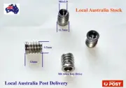 Qty 10 M6 13mm Hard Wood Timber Threaded Flange Stainless Insert Allen Hex Nuts
