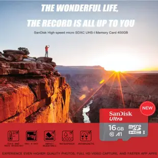 【SanDisk 晟碟】[升級版]Ultra microSDHC UHS-I A1 16GB記憶卡98MB/s(16G Micro Sd 記憶卡)