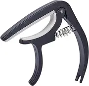 Guitar Capo - 10.8x7.9x1.2cm Guitar Clip Quick-Change Capo - Silicone Classical - Portable Spring Action Grabber for Folk, Classical, Electric