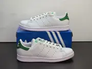 Adidas Stan Smith Women's Size 9.5 Athletic Shoes White Green Training Sneakers
