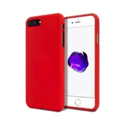 iPhone 7 Plus Compatible Case Cover With Soft Feeling Jelly Silicon - Red
