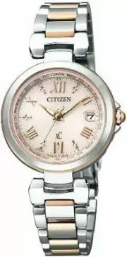 CITIZEN xC Eco-Drive Happy Flight EC1034-59W Solor Radio Women's Watch New