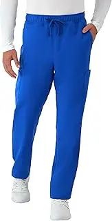 [Hanes] Healthcare, Scrub Pants for Men, Moisture-Wicking & Odor Control, 5 Pockets
