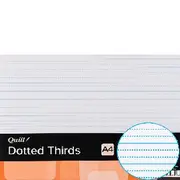 Quill A4 60gsm 14mm Dotted Thirds Paper 500 Sheet Ream