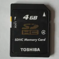 在飛比找蝦皮購物優惠-TOSHIBA 東芝 4GB SDHC Memory Car