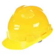 Msa Safety Hard Hat,Type 1, Class E,Ratchet,Yellow 477479 Msa Safety 477479