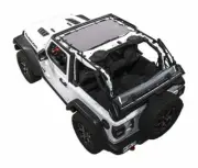 SpiderWebShade Mesh Bikini Top-Grey, for Jeep JL 2dr.; JLKINI-2D-GRY